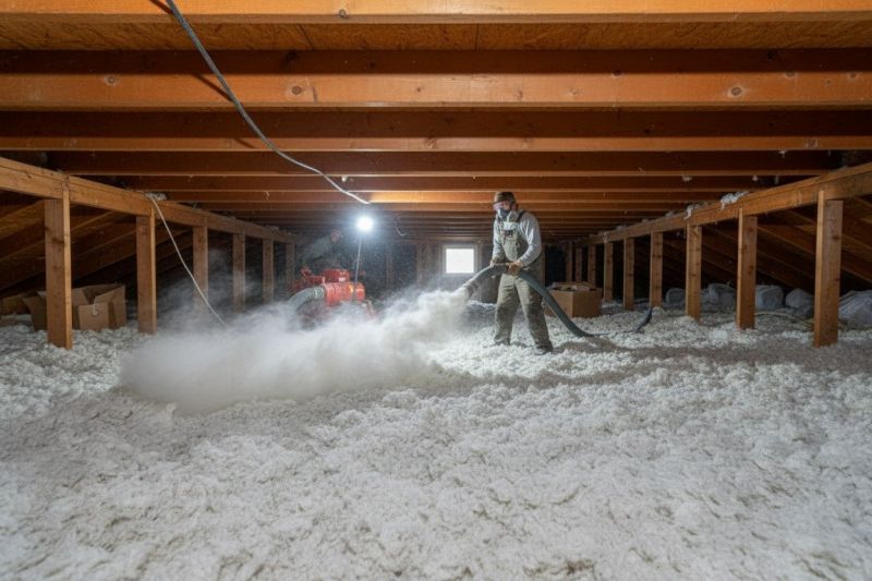 Cellulose Insulation Blowing in Longmont, CO