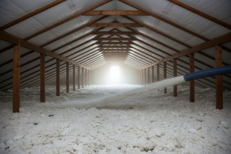 Blown Insulation Installation in Bastrop, TX