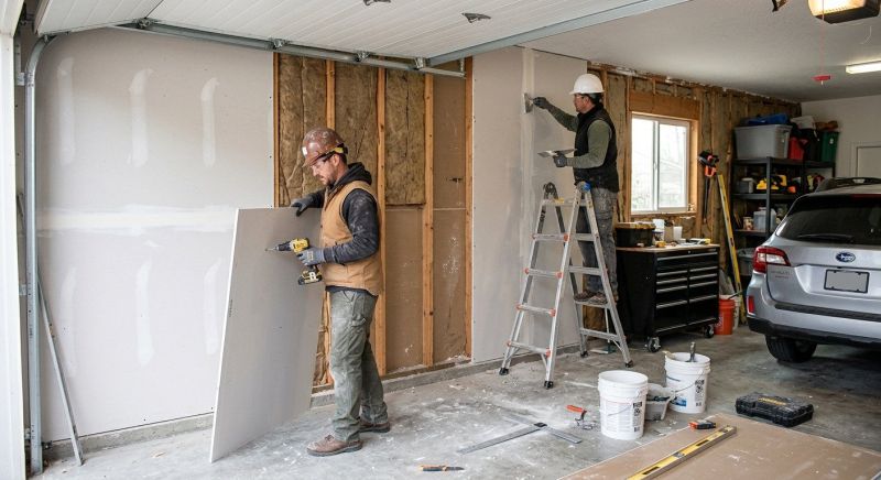 Garage Wallboard Installation in Denver County, CO